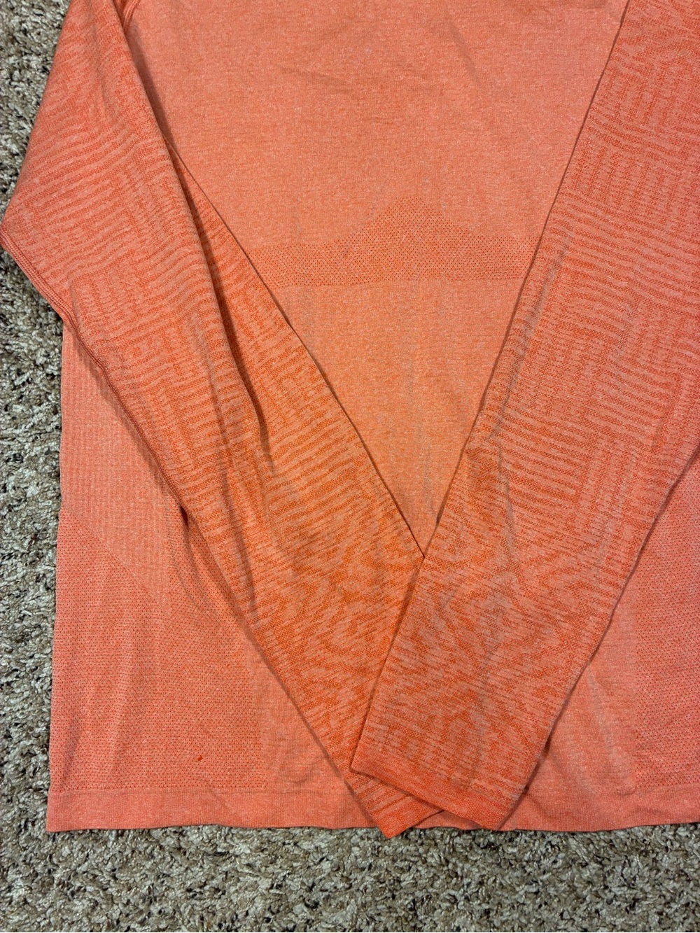 Lululemon Mens Metal Vent Tech Long Sleeve Tee Heathered Duck Sauce - Picture 7 of 15